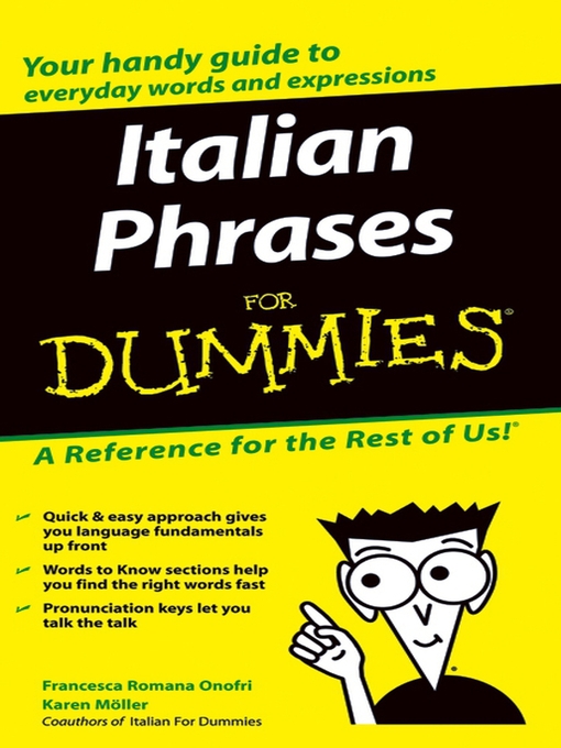 Italian Phrases For Dummies (eBook) by Francesca Romana Onofri, et al